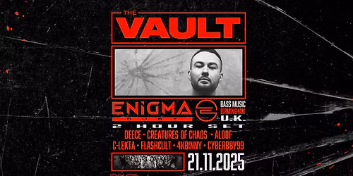 ENIGMA DUBZ - FILTH @ The Vault