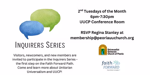 Inquirers - An Orientation to Unitarian Universalism and UUCP