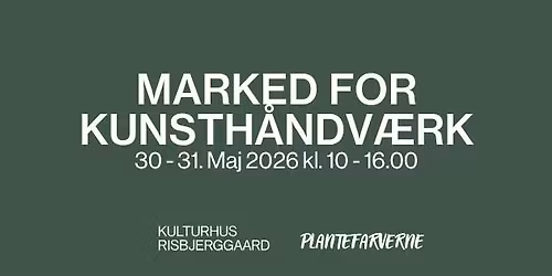 MARKED FOR KUNSTH\u00c5NDV\u00c6RK