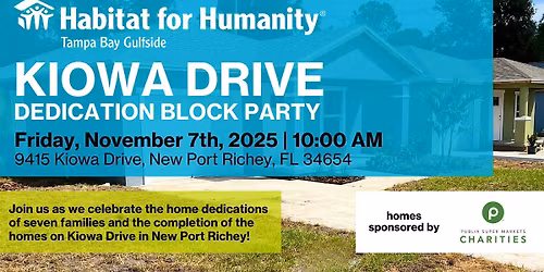 Kiowa Drive Dedication Block Party