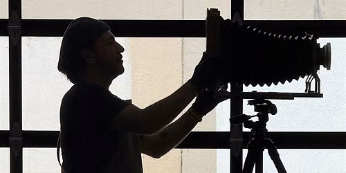 Tintype photography demonstration workshop and portrait experience