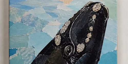 Right Whale Collage Art