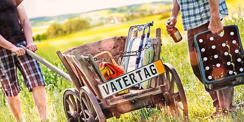 Vatertags Stop im Garten der Siedlerhalle  