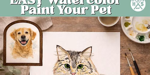 Paint Your Pet Watercolor Night