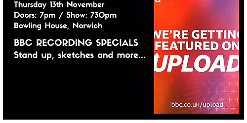 HOOMA COMEDY X BBC RECORDING