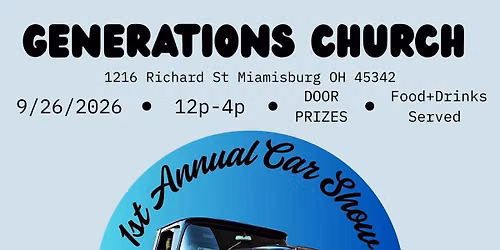 Generations Church First Annual Car Show