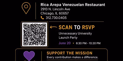 UNNECESSARY UNIVERSITY LAUNCH PARTY