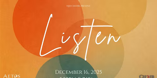 Listen - An NJH Choir Winter Concert Experience