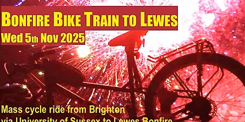 Bonfire Bike Train to Lewes 2025