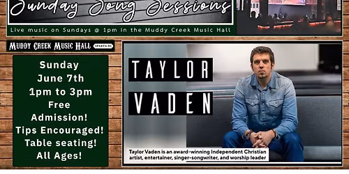 Sunday Song Sessions - Taylor Vaden