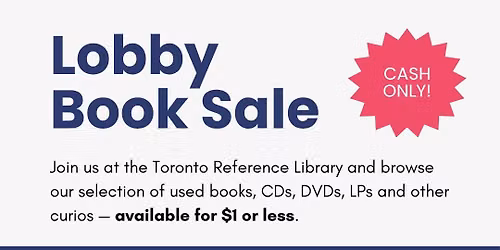 June Lobby Book Sale