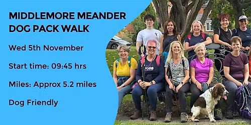 MIDDLEMORE MEANDER DOG WALK | 5.2 MILES | DAVENTRY
