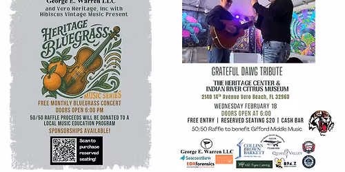 Heritage Bluegrass Music Series: Grateful Dawg Tribute Band
