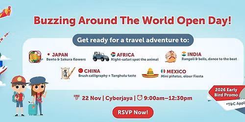 Buzzing Around The World Open Day!