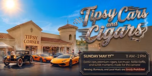Tipsy\u2019s Cars & Cigars Naples FL | Exotic Car Show, Live Music & Free Entry