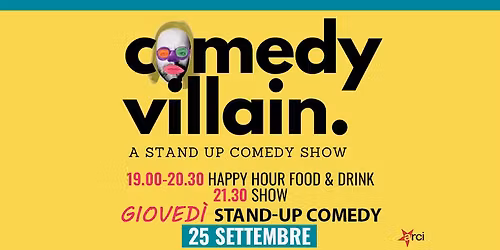 Gioved\u00ec Stand-up | Comedy Villain | 25.09