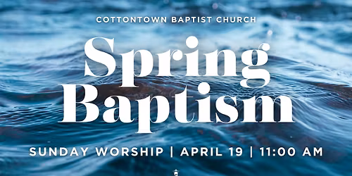Spring Baptism