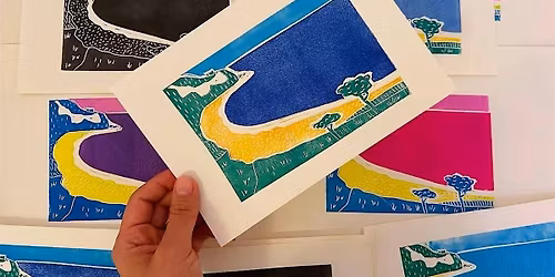 Linocut Postcards Workshop