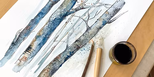 Ink & Wash Workshop: Autumn & Winter Trees (Adults & Teens)