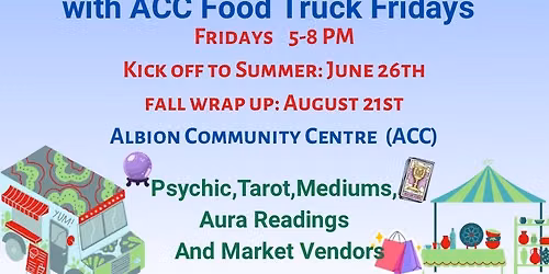 Coastal Wave Markets Psychic Market with ACC Food Truck Fridays