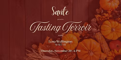 Tasting Terroir: Thanksgiving