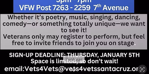 Vets & Friends Talent Show 2026