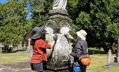 Cleaning Bee at Ross Bay Cemetery