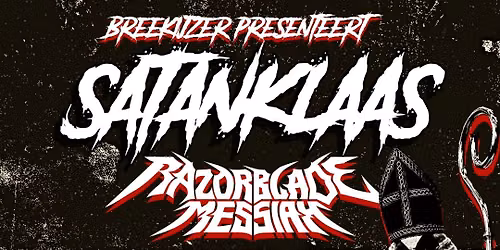 Satanklaas: Razorblade Messiah ,Hallowed Fire en De Stoeptegels @ Poppodium Phoenix, Breda