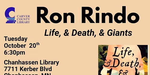Author Ron Rindo at the Chanhassen Library