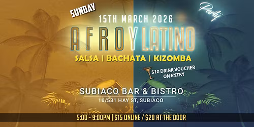 Afro Y Latino March 2026!