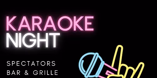 Karaoke Night w\/ DJ Dan @ Spectators