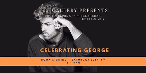 George Michael Exhibition - Book signing by Brian Aris