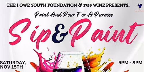 Paint and Pour for a Purpose: Sip & Paint