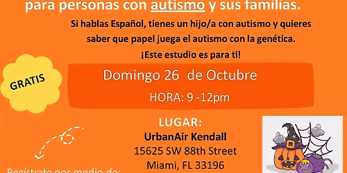 GRATIS-Evento de Halloween creado para personas con autismo y sus familias