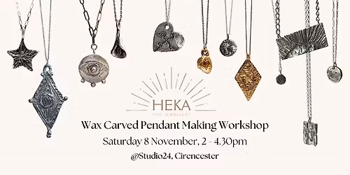 Jewellery  Making Workshop - Pendant  Making  @ Studio24