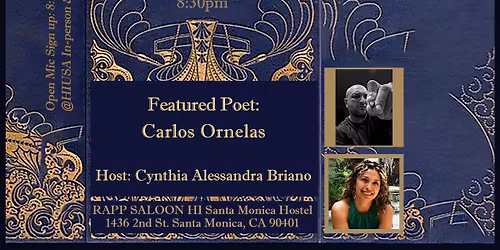 Fri June 5 Santa Monica Reading Series 1st Fridays: Carlos Ornelas & Open Mic
