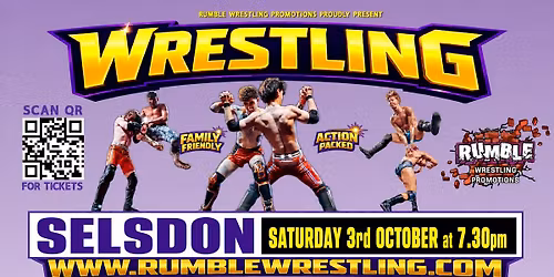 Rumble Wrestling comes to Croydon - at The Selsdon Hall