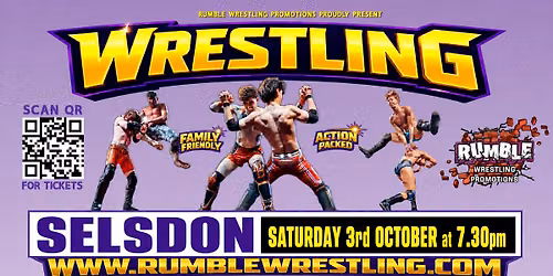 Rumble Wrestling comes to Croydon - at The Selsdon Hall 