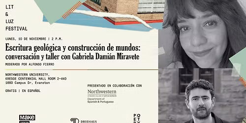 Lit  & Luz:  Escritura geol\u00f3gica  con Gabriela Dami\u00e1n Miravete
