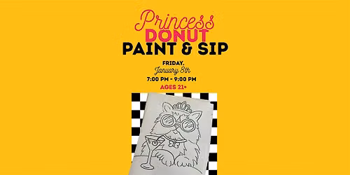 Princess Donut Paint Night