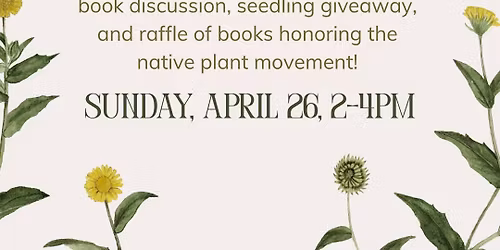 Book Bar Coffee and Conversation: Ohio Native Plant Month
