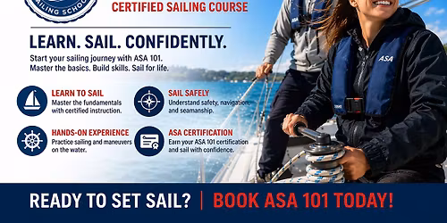 American Sailing ASA 101 keelboat sailing