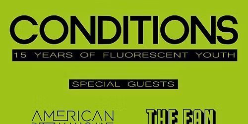 Conditions     SOLD OUT!