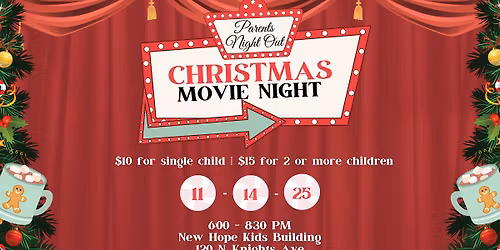 Parents Night Out: Christmas Movie Night