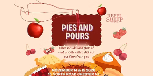 Pies & Pours: Wine and Pie Sampling