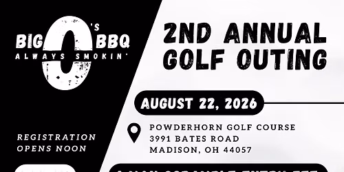Big O\u2019s BBQ 2nd Annual Golf Outing