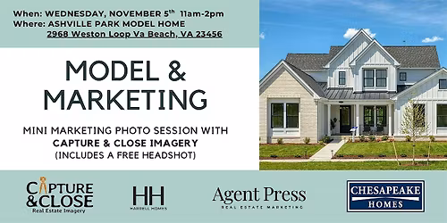 Model & Marketing -  For Agents with One FREE Professional Headshot!