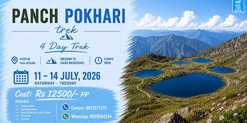 Panch Pokhari Hike (\u092a\u093e\u0901\u091a \u092a\u094b\u0916\u0930\u0940 \u092a\u0926\u092f\u093e\u0924\u094d\u0930\u093e)(3 Nights, 4 Days)