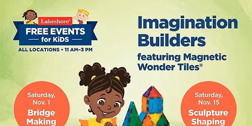 Free Kids Event: Imagination Builders Feat. Magnetic Wonder Tiles (Memphis)