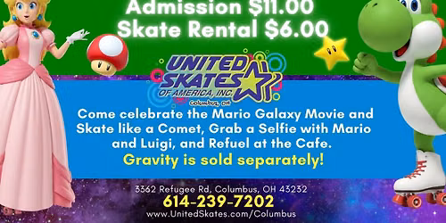 \ud83c\udf44 MARIO GALAXY Meet & Greet! \u2764\ufe0f \ud83d\udefc  Family Skating featuring Mario & Luigi \ud83e\udd29\ud83d\udcf8